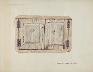 Twee Muurdeuren, ca. 1937 door Majel G. Claflin