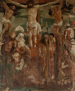 Kruisiging van Christus door Maler der Donauschule