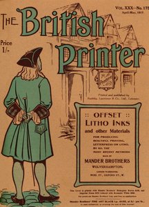The British Printer Vol. XXX - No. 175 April-Mei, 1917 omslag, 1917