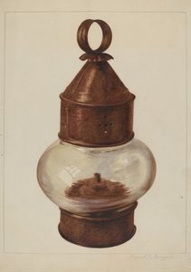 Straatlantaarn, ca. 1938