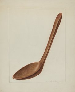 Houten Spatel, ca. 1938