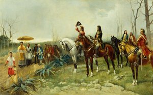 De processie door Manuel Lopez y Picolo