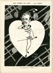 Illustratie van Manuel Luque (1854-1919) in La Caricature (1880) door Manuel Luque
