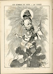 Illustratie door Manuel Luque (1854-1919) in La Caricature (1880) door Manuel Luque