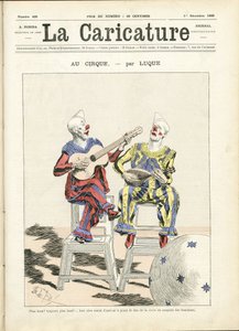 Illustratie van Manuel Luque voor de omslag van La Caricature (1880) door Manuel Luque