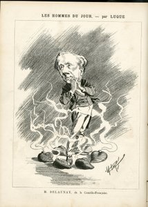 Illustratie van Manuel Luque (1854-1919) voor de Omslag van La Caricature (1880) door Manuel Luque