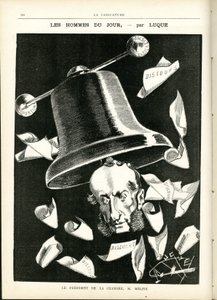Illustratie van Manuel Luque in La Caricature (1880) door Manuel Luque