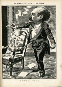 Illustratie van Manuel Luque in La Caricature (1880)