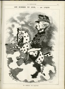 Illustratie van Manuel Luque (1854-1919) in La Caricature (1880) door Manuel Luque