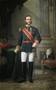 Portret van Alfonso XII door Manuel Ojeda y Siles