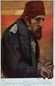 Sultan Abd al-Hamid II (1842-1918) 1909 door Manuel Orazi