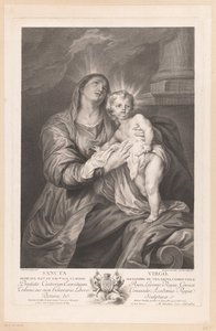 Maria met het Christuskind door Manuel Salvador Carmona