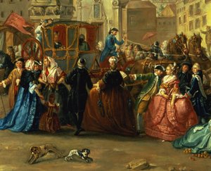 De Madridse Jaarmarkt op het Plaza de la Cebeda (detail)