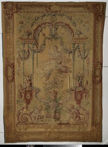 Wandtapijt met Venus, symboliseert de lente door Manufacture Royale des Gobelins