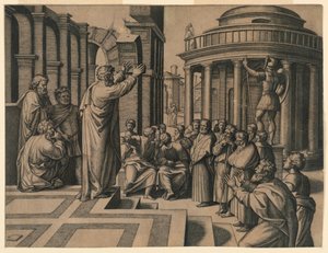 Sint Paulus Predikend in Athene