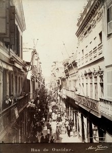 Een straat in Ouvidor, Brazilië