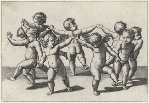 Dansende putti