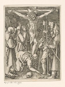 Kruisiging door Marcantonio Raimondi