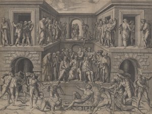 Het martelaarschap van Sint Laurentius, naar Bandinelli