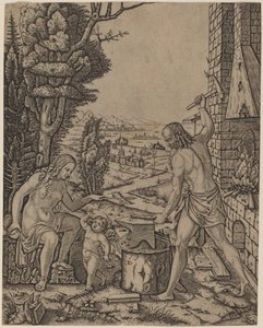 Vulcanus, Venus en Eros