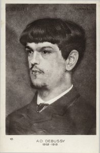 Claude Debussy, Franse componist (1862-1918) door Marcel Andre Baschet