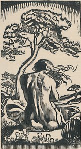 Eva, 1919 door Marcel Roux