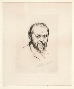 Portret van J.J. Henner
