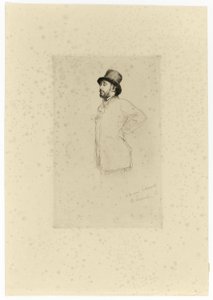 Edgar Degas, staand
