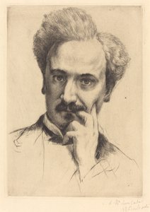 Henri Rochefort door Marcellin Gilbert Desboutin