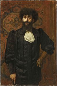 Le Sar Joséphin Peladan 1858-1918, 1891 door Marcellin Gilbert Desboutin