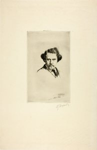 Portret van Alfred Cadart, 1875 door Marcellin Gilbert Desboutin