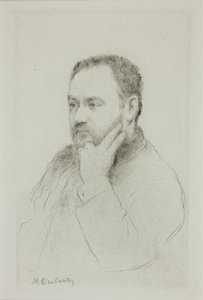 Portret van Emile Zola
