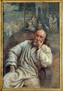 Portret van de schilder Pierre Cecil Puvis de Chavanne