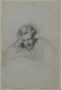 Portret van de dichter Heinrich Heine 1797-1856, 1853 door Marcellin Gilbert Desboutins