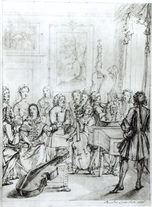 Concert in Montague House, 1736