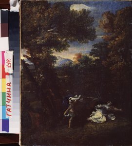 Cephalus en Procris door Marcantonio Franceschini