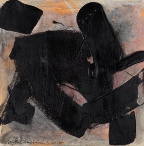Materica #02, 2024 (acryl op doek) door Marco Campedelli