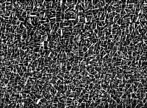 Textuur, 2017 (inkt op ingres papier) door Marco Campedelli