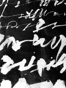 Wabi Sabi (detail), 2018 (inkt op papier) door Marco Campedelli