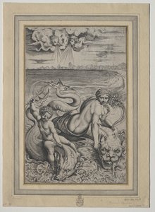 Liefde en Cupido Gedragen door Dolfijnen, 1500s