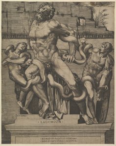 Speculum Romanae Magnificentiae: Laocoon door Marco Dente