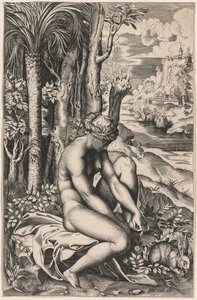 Venus Gewond door een Rozen Doorn