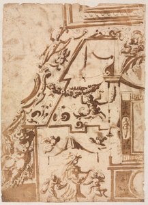 Grootse met een springende centaur verso, ca. 1565-1588