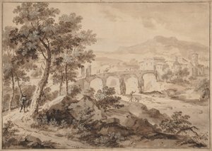 Landschap met Brug