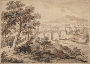 Landschap met Brug, 1700-1729