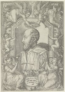 Portret van Jean Parisot de La Valette, grootmeester van de Orde van Malta door Marco dell