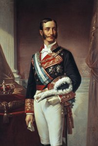 Portret van Alfonso XII door Marcos Giraldez de Acosta