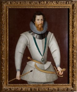 Robert Devereux, 2e graaf van Essex (1556-1601) door Marcus (attr. to) Gheeraerts