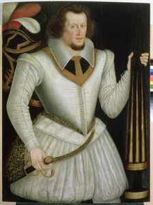 Portret van Robert Devereux, 2e Graaf van Essex door Marcus Gheeraerts