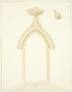 Deur van de Vestry Kamer van de Kathedraal van Bristol